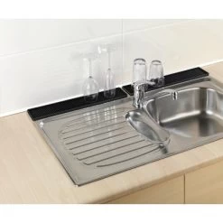 Wenko Abtropfmatte Slim 42 Cm Schwarz -Küchenwerkzeug – los geht’s! 4008838363201 ambiente 05