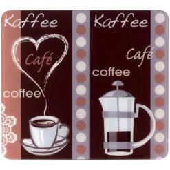 Wenko Multi-Platte Kaffeeduft Für Glaskeramik Kochfelder Mehrfarbig