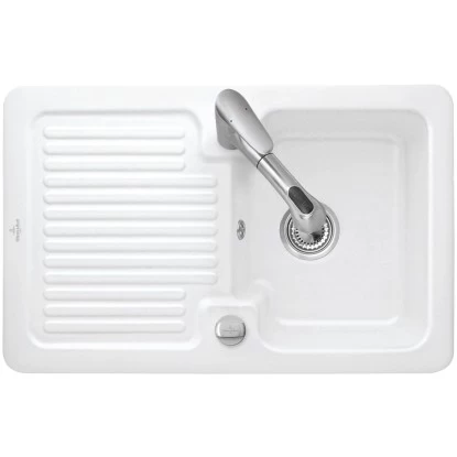 Villeroy & Boch Einbauspüle Condor 45 Ablaufg. Keramik Weiß Alpin CeramicPlus 3 Villeroy & Boch Einbauspüle Condor 45 Ablaufg. Keramik Weiß Alpin CeramicPlus