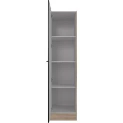 Flex-Well Exclusiv Geschirrschrank Capri 50 Cm Schwarz Matt-Endgrain Oak -Küchenwerkzeug – los geht’s! 4047584070131 4051 S 03