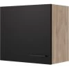Flex-Well Exclusiv Oberschrank Capri 60 Cm X 55 Cm Schwarz Matt-Endgrain Oak -Küchenwerkzeug – los geht’s! 4047584070179 4051 S 03