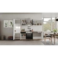 Flex-Well Exclusiv Küchenzeile Capri 270 Cm Schwarz Matt-Endgrain Oak -Küchenwerkzeug – los geht’s! 4047584070469 4051 AB 02