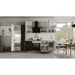 Flex-Well Exclusiv Küchenzeile Capri 310 Cm Schwarz Matt-Endgrain Oak -Küchenwerkzeug – los geht’s! 4047584070483 4051 AB 02