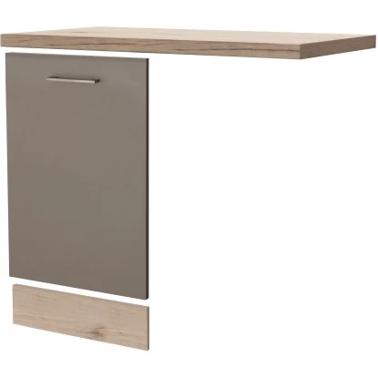 Flex-Well Geschirrspüler-Paket Arizona Quarz Cubanit-San Remo Eiche 3 Flex-Well Geschirrspüler-Paket Arizona Quarz Cubanit-San Remo Eiche