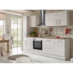 Respekta Premium Küchenzeile Landhaus 250 Cm Lärche Weiß Matt -Küchenwerkzeug – los geht’s! 4080214 4384 4