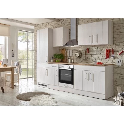 Respekta Premium Küchenzeile Landhaus 270 Cm Lärche Weiß Matt 5 Respekta Premium Küchenzeile Landhaus 270 Cm Lärche Weiß Matt – Bild 3