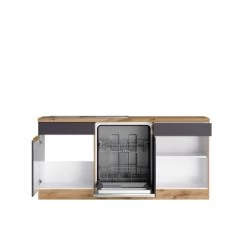 Held Möbel Winkelküche Turin 240 X 300 Cm Graphit-Wotaneiche Mit E-Geräten -Küchenwerkzeug – los geht’s! 4160 11016600 1115.6311 2b