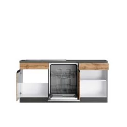 Held Möbel Winkelküche Turin 240 X 300 Cm Wotaneiche-Graphit Mit E-Geräten -Küchenwerkzeug – los geht’s! 4335 11016600 1117.6310 2b