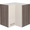 Flex-Well Exclusiv Eck-Hängeschrank Eico 60x60 Cm Magnolienweiß-Tennessee Eiche -Küchenwerkzeug – los geht’s! 436636 4051 he60eico