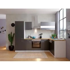 Respekta Winkelküche KBL280WGCGKEG 280 X 172 Cm Grau-Weiß-Butcher Nussbaum -Küchenwerkzeug – los geht’s! 4384 neu KBL280WGCGKEG 02