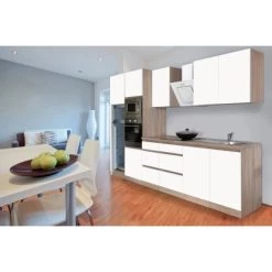 Respekta Premium Küchenzeile Grifflos 335 Cm Weiß Matt-Eiche Sägerau -Küchenwerkzeug – los geht’s! 444 4384 glrp335heswmgke 2 1