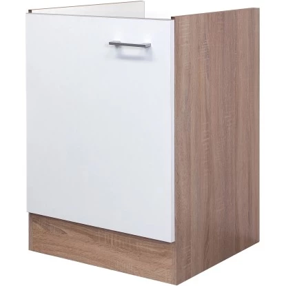 Flex-Well Classic Spülenunterschrank Florida 50 Cm Weiß-Sonoma Eiche 3 Flex-Well Classic Spülenunterschrank Florida 50 Cm Weiß-Sonoma Eiche