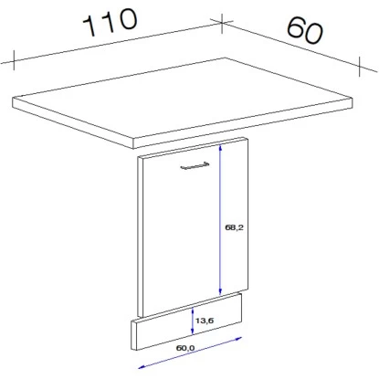 Flex-Well Exclusiv Geschirrspüler-Paket Vollintegriert Vintea Magnolie Matt-Oak 4 Flex-Well Exclusiv Geschirrspüler-Paket Vollintegriert Vintea Magnolie Matt-Oak – Bild 2