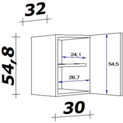 Flex-Well Exclusiv Oberschrank Vintea 30 Cm Magnolie Matt - Lancelot Oak -Küchenwerkzeug – los geht’s! 452605 4051 5 1