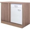 Flex-Well Classic Eck-Unterschrank Florida 110 X 60 Cm Weiß-Sonoma Eiche