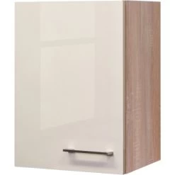 Flex-Well Exclusiv Oberschrank Orlando 40 Cm X 55 Cm Kaschmir Glanz-Sonoma Eiche
