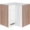 Flex-Well Exclusiv Eck-Hängeschrank Valero 60 Cm X 60 Cm Hochglanz Weiß -Küchenwerkzeug – los geht’s! 4528279 4800 he60 valero 2
