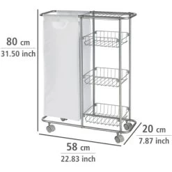 Wenko Sammelwagen Slim 3 Etagen -Küchenwerkzeug – los geht’s! 454027 1068 04