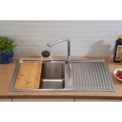 Respekta Einbauspüle Chicago 86 Cm X 50 Cm Edelstahl 33 Respekta Einbauspüle Chicago 86 Cm X 50 Cm Edelstahl -Küchenwerkzeug – los geht’s! 45546 4384 CHICAGO86X50 12