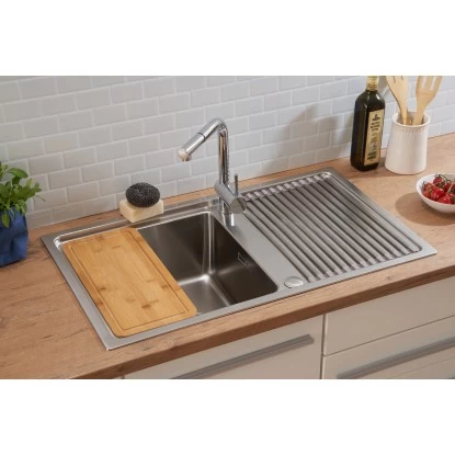 Respekta Einbauspüle Chicago 86 Cm X 50 Cm Edelstahl 15 Respekta Einbauspüle Chicago 86 Cm X 50 Cm Edelstahl – Bild 13