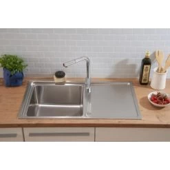 Respekta Einbauspüle Chicago 86 Cm X 50 Cm Edelstahl 38 Respekta Einbauspüle Chicago 86 Cm X 50 Cm Edelstahl -Küchenwerkzeug – los geht’s! 45546 4384 CHICAGO86X50 17