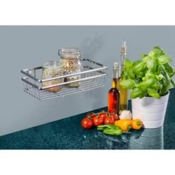 Wenko Universalregal Style Vacuum-Loc Befestigungssystem 25 Cm X 12 Cm -Küchenwerkzeug – los geht’s! 459010 1068 69233800 de 03