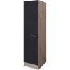 Flex-Well Exclusiv Geschirrschrank Lara 50 Cm Anthrazit-San Remo Eiche