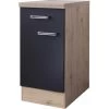 Flex-Well Exclusiv Unterschrank Lara 40 Cm Anthrazit-San Remo Eiche -Küchenwerkzeug – los geht’s! 4785432 4051 us40Lara