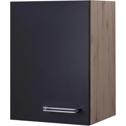 Flex-Well Exclusiv Hängeschrank Lara 40 Cm Anthrazit-San Remo Eiche 3 Flex-Well Exclusiv Hängeschrank Lara 40 Cm Anthrazit-San Remo Eiche
