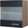 Flex-Well Exclusiv Glas-Hängeschrank Lara 50 Cm Anthrazit-San Remo Eiche -Küchenwerkzeug – los geht’s! 4786315 4051 HGH50Lara