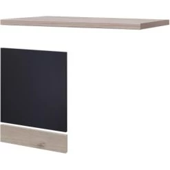 Flex-Well Exclusiv Geschirrspüler-Paket Teilintegriert Lara Anthrazit-San Remo