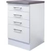 Flex-Well Exclusiv Schubkasten-Unterschrank Joelina 50 Cm Weiß -Küchenwerkzeug – los geht’s! 4786729 4051 USSA50Joelina
