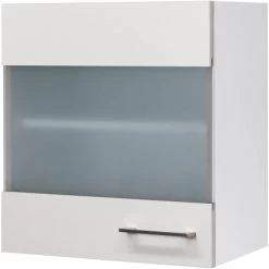 Flex-Well Exclusiv Glas-Hängeschrank Joelina 50 Cm Weiß