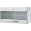 Flex-Well Exclusiv Glas-Hängeschrank Joelina 100 Cm Weiß