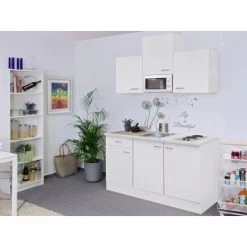 Flex-Well Classic Singleküche Wito 150 Cm Breit Weiß