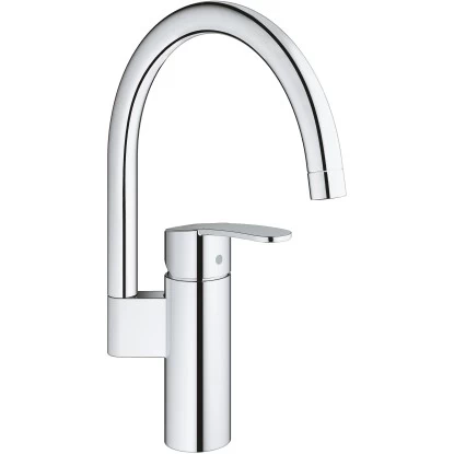 Grohe QuickFix Einhand-Spültischbatterie Wave Cosmopolitan Chrom 3 Grohe QuickFix Einhand-Spültischbatterie Wave Cosmopolitan Chrom