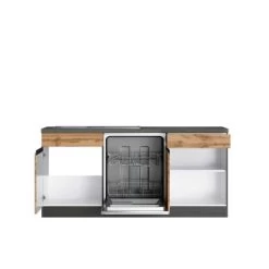 Held Möbel Winkelküche Turin 300 X 240 Cm Wotaneiche-Graphit Mit E-Geräten -Küchenwerkzeug – los geht’s! 5233 11016600 1131.6310 2b