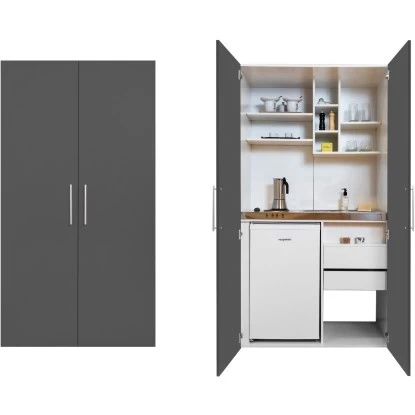 Respekta Schrankküche SKWG Grau Weiß 8 Respekta Schrankküche SKWG Grau Weiß – Bild 6