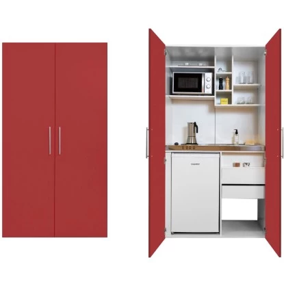 Respekta Schrankküche SKWRMI Reversibel Rot-Weiß 8 Respekta Schrankküche SKWRMI Reversibel Rot-Weiß – Bild 6