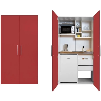 Respekta Schrankküche SKWGMIC Reversibel Grau-Weiß 13 Respekta Schrankküche SKWGMIC Reversibel Grau-Weiß – Bild 11