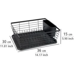 Wenko Geschirrabtropfer Drip Schwarz -Küchenwerkzeug – los geht’s! 534934 1068 04