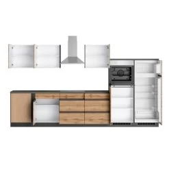 Held Möbel Winkelküche Turin 360 X 240 Cm Wotaneiche-Graphit Mit E-Geräten -Küchenwerkzeug – los geht’s! 5365 11016600 1134.6310 2a