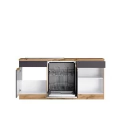 Held Möbel Winkelküche Turin 360 X 240 Cm Graphit-Wotaneiche Mit E-Geräten -Küchenwerkzeug – los geht’s! 5381 11016600 1134.6311 2b