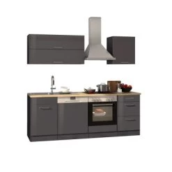 Held Möbel Küchenzeile Mailand 220 Cm Grau Hochglanz-Grau Matt Mit E-Geräten 19 Held Möbel Küchenzeile Mailand 220 Cm Grau Hochglanz-Grau Matt Mit E-Geräten -Küchenwerkzeug – los geht’s! 5654 11016600 564.1.6211 1
