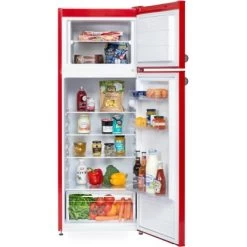 Respekta Kühl-Gefrierkombination KS144 Vintage VC Rot -Küchenwerkzeug – los geht’s! 571958 4384 KS144VRA 04