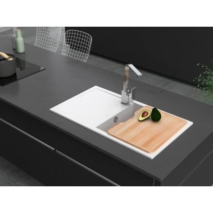 Miló Schneidebrett Für Die Spüle Buchenholz Natur 4 Miló Schneidebrett Für Die Spüle Buchenholz Natur – Bild 2