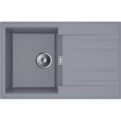 Miló Einbauspüle Granitverbundstoff Piatto 78 Grau