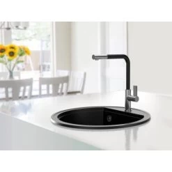 Miló Einbauspüle Granitverbundstoff Olli 51 Schwarz -Küchenwerkzeug – los geht’s! 5903140018063 30