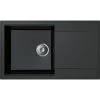 Miló Einbauspüle Granitverbundstoff Palladio 86 Schwarz -Küchenwerkzeug – los geht’s! 5903140018094 10