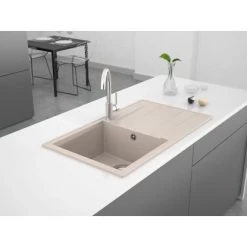 Miló Einbauspüle Granitverbundstoff Luxuria 86 Sand -Küchenwerkzeug – los geht’s! 5903140018247 30